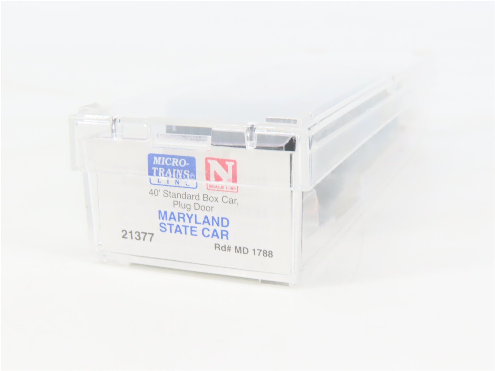 N Scale Micro-Trains MTL 21377 MD Maryland State 40' Standard Boxcar #1788