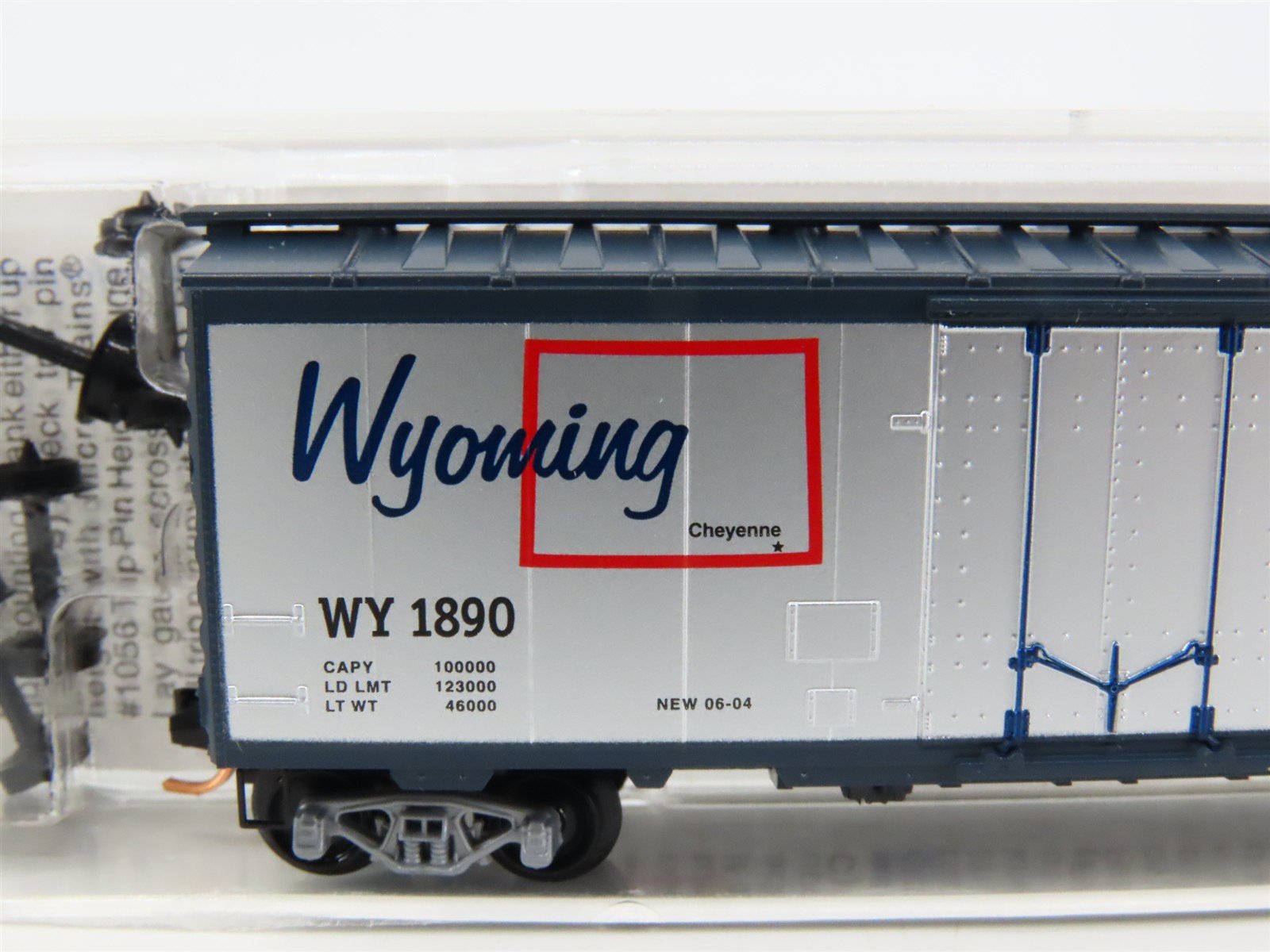 N Scale Micro-Trains MTL 21379 WY Wyoming State 40' Standard Boxcar #1890