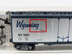 N Scale Micro-Trains MTL 21379 WY Wyoming State 40' Standard Boxcar #1890