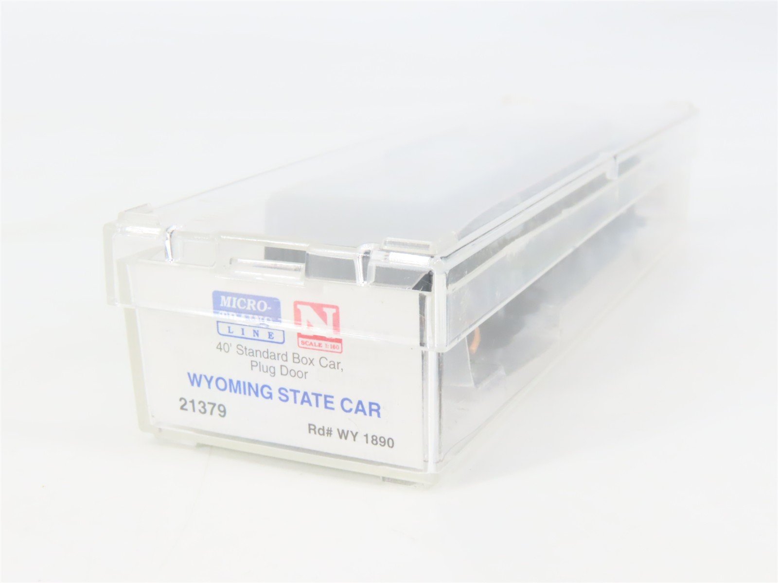 N Scale Micro-Trains MTL 21379 WY Wyoming State 40' Standard Boxcar #1890