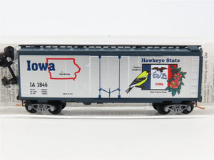 N Scale Micro-Trains MTL 21380 IA Iowa State 40' Standard Boxcar #1846