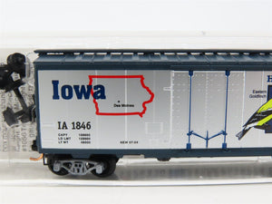 N Scale Micro-Trains MTL 21380 IA Iowa State 40' Standard Boxcar #1846