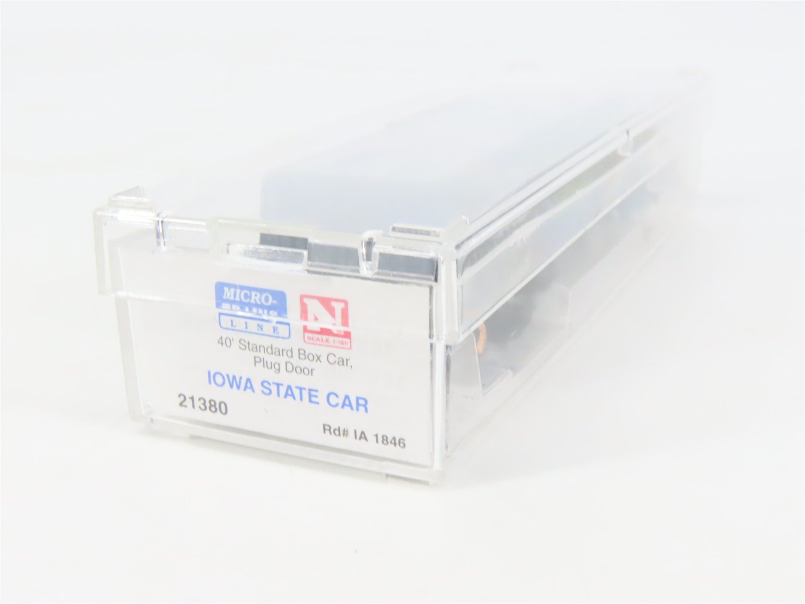 N Scale Micro-Trains MTL 21380 IA Iowa State 40' Standard Boxcar #1846