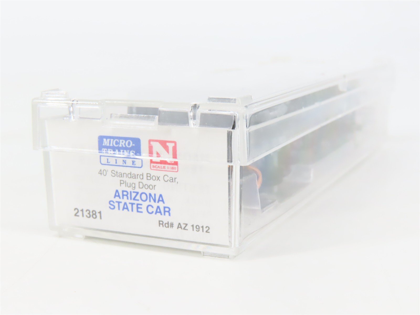 N Scale Micro-Trains MTL 21381 AZ Arizona State 40' Standard Boxcar #1912