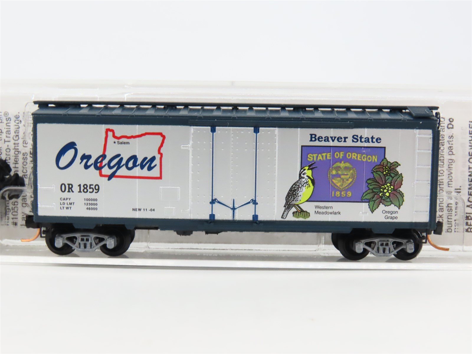 N Scale Micro-Trains MTL 21384 OR Oregon State 40' Standard Boxcar #1859