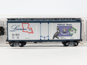 N Scale Micro-Trains MTL 21385 LA Louisiana State 40' Standard Boxcar #1812