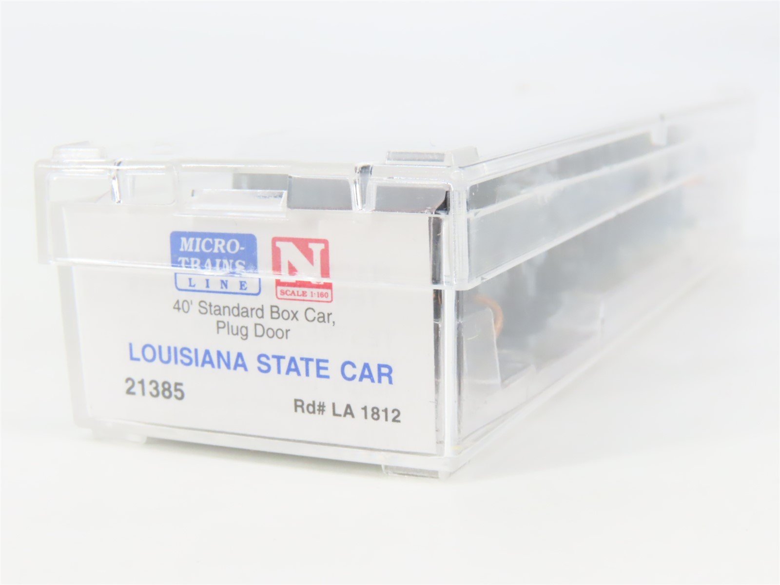 N Scale Micro-Trains MTL 21385 LA Louisiana State 40' Standard Boxcar #1812
