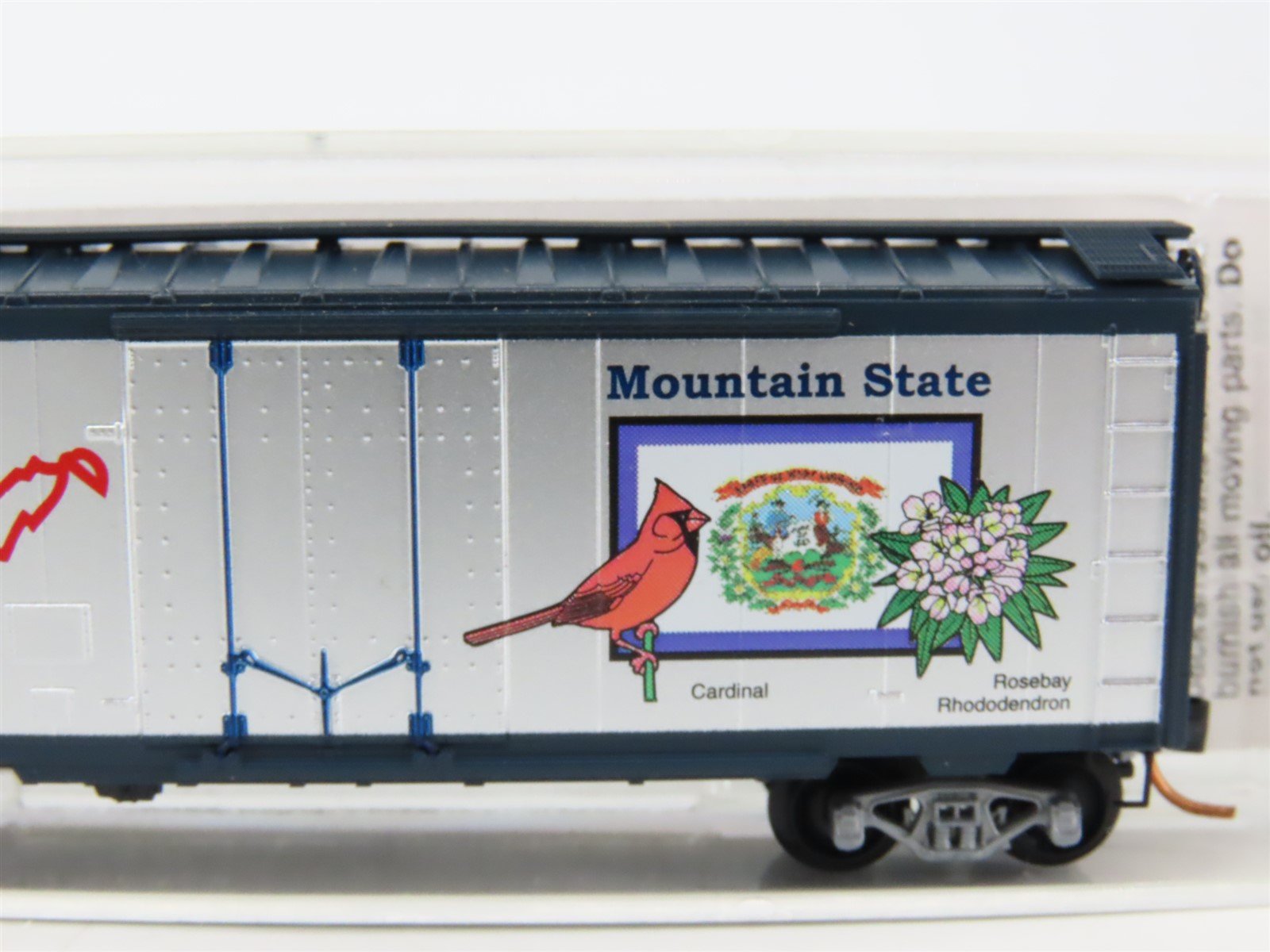 N Micro-Trains MTL 02100386 WV West Virginia State 40' Standard Boxcar #1863