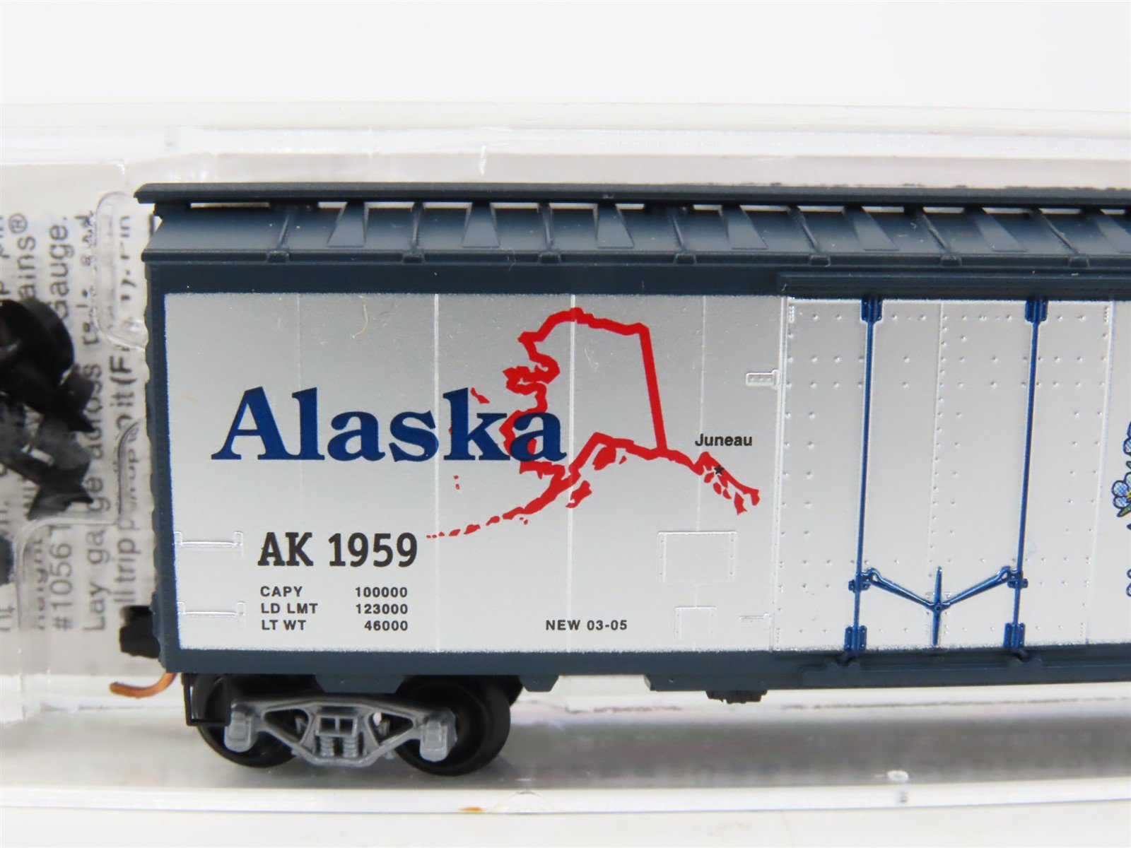N Scale Micro-Trains MTL 02100388 AK Alaska State 40' Standard Boxcar #1959