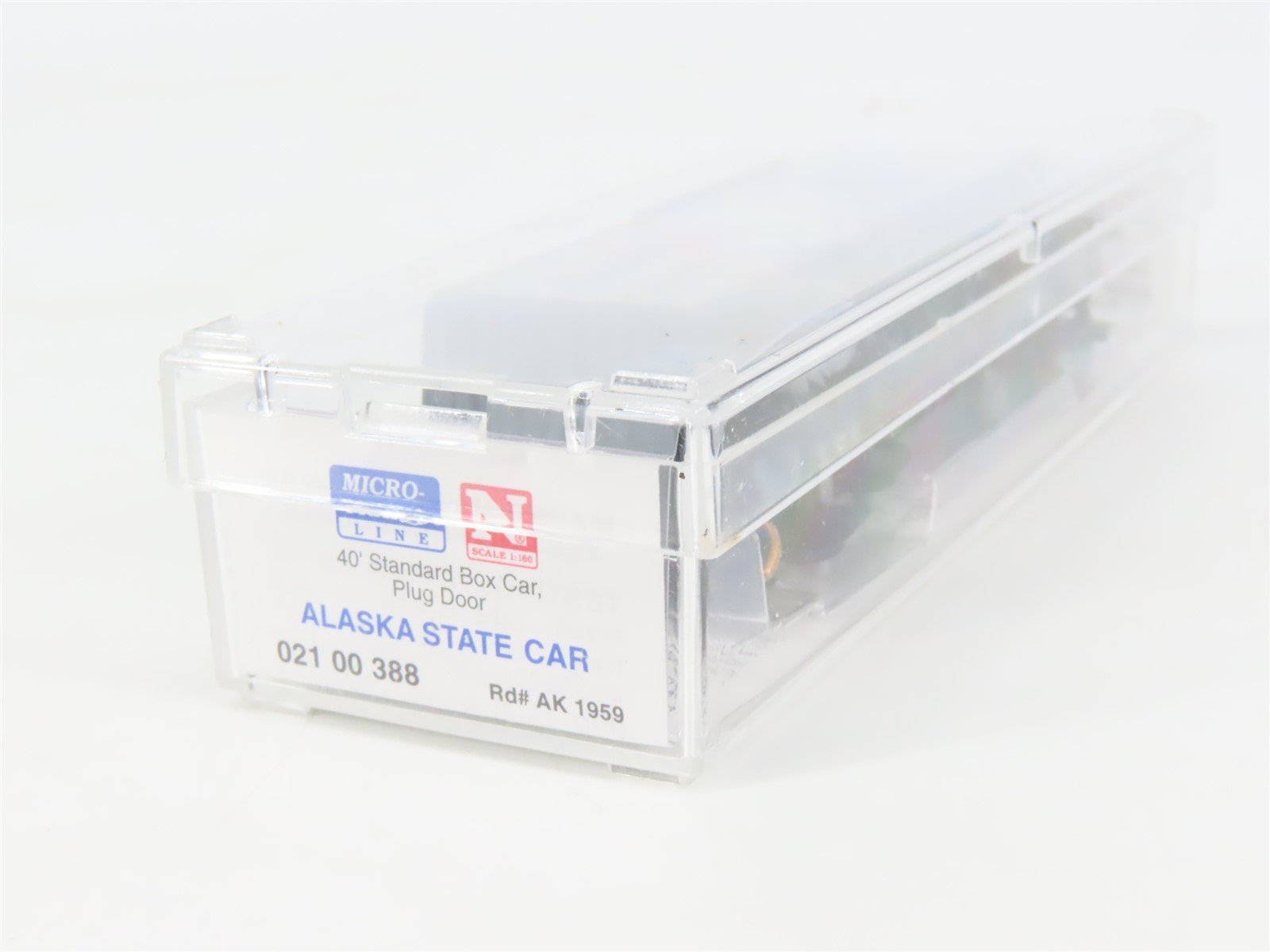 N Scale Micro-Trains MTL 02100388 AK Alaska State 40' Standard Boxcar #1959