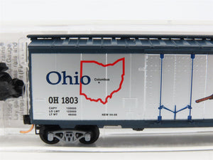 N Scale Micro-Trains MTL 02100389 OH Ohio State 40' Standard Boxcar #1803