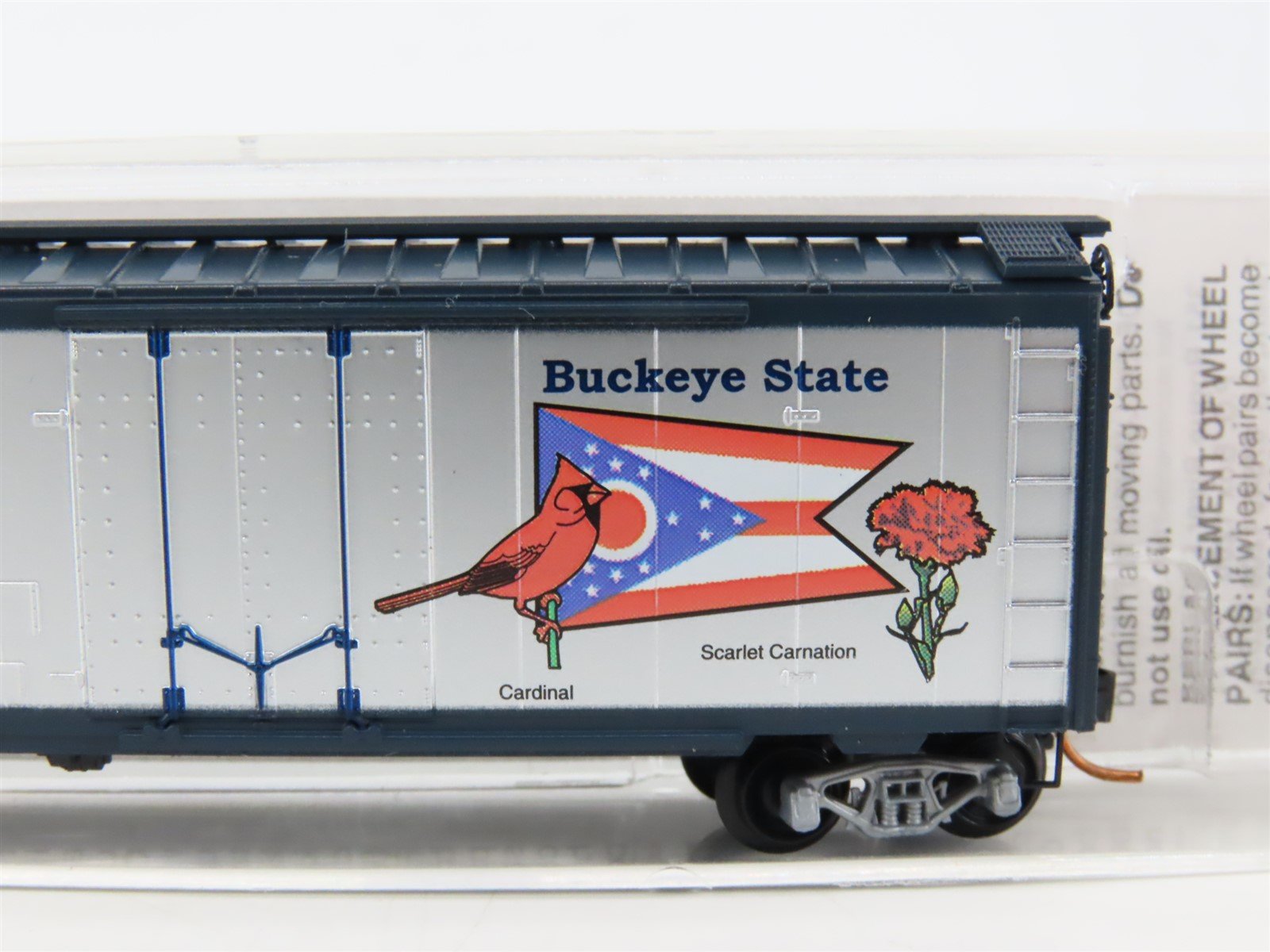 N Scale Micro-Trains MTL 02100389 OH Ohio State 40' Standard Boxcar #1803