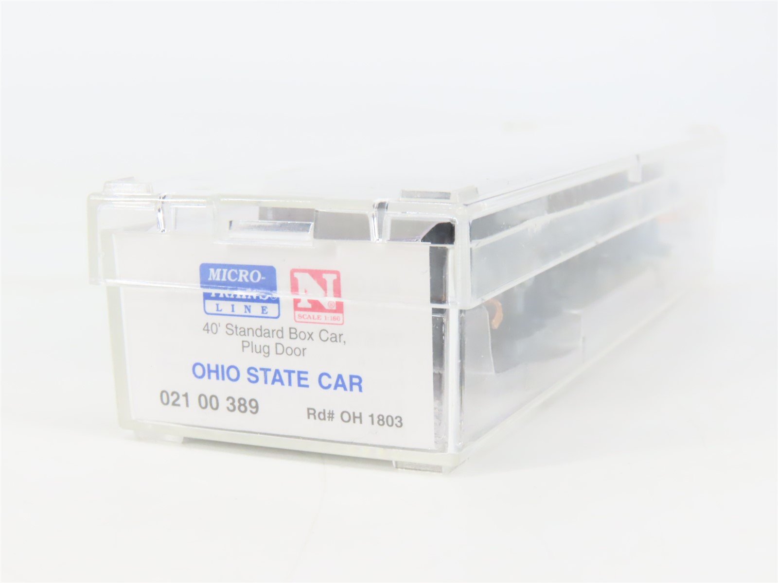 N Scale Micro-Trains MTL 02100389 OH Ohio State 40' Standard Boxcar #1803