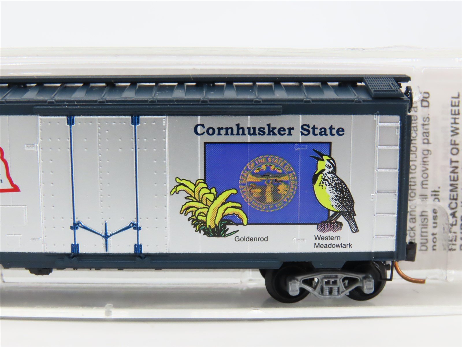 N Scale Micro-Trains MTL 02100390 NE Nebraska State 40' Standard Boxcar #1867