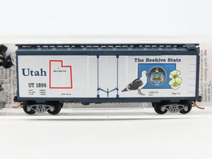 N Scale Micro-Trains MTL 02100391 UT Utah State 40' Standard Boxcar #1896
