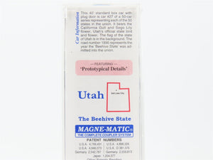 N Scale Micro-Trains MTL 02100391 UT Utah State 40' Standard Boxcar #1896
