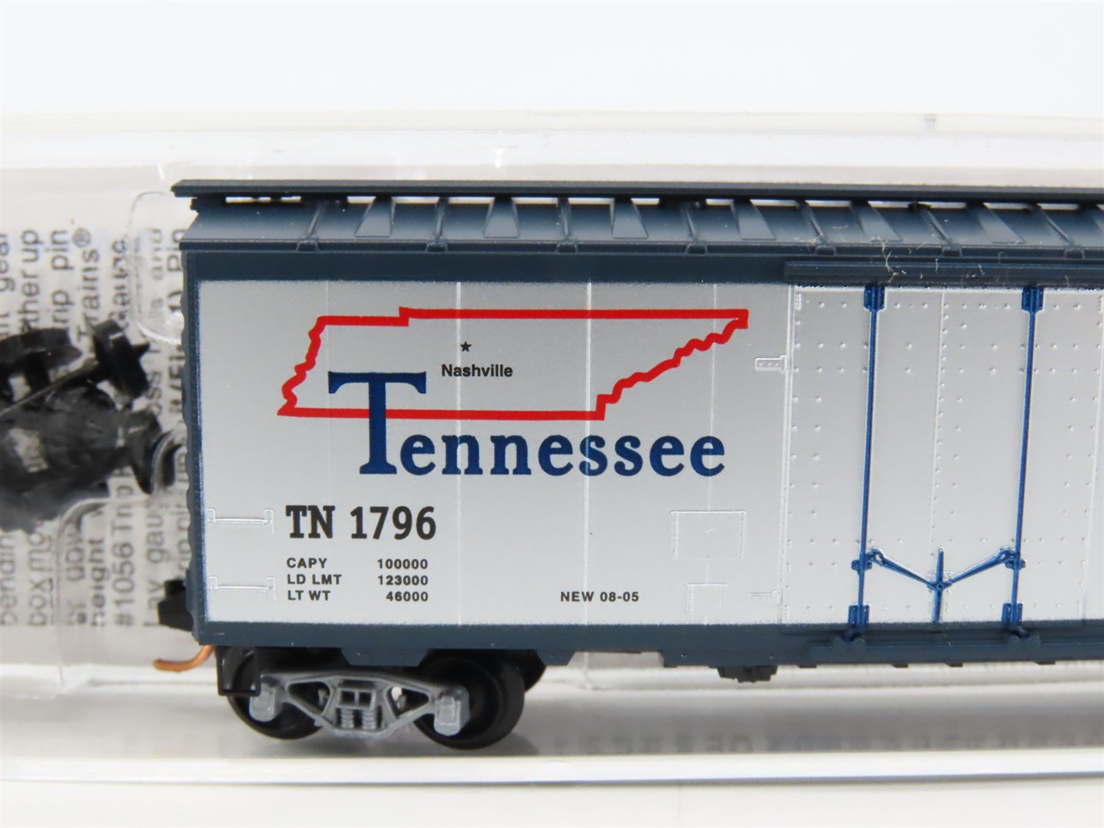 N Scale Micro-Trains MTL 02100392 TN Tennessee State 40' Standard Boxcar #1796