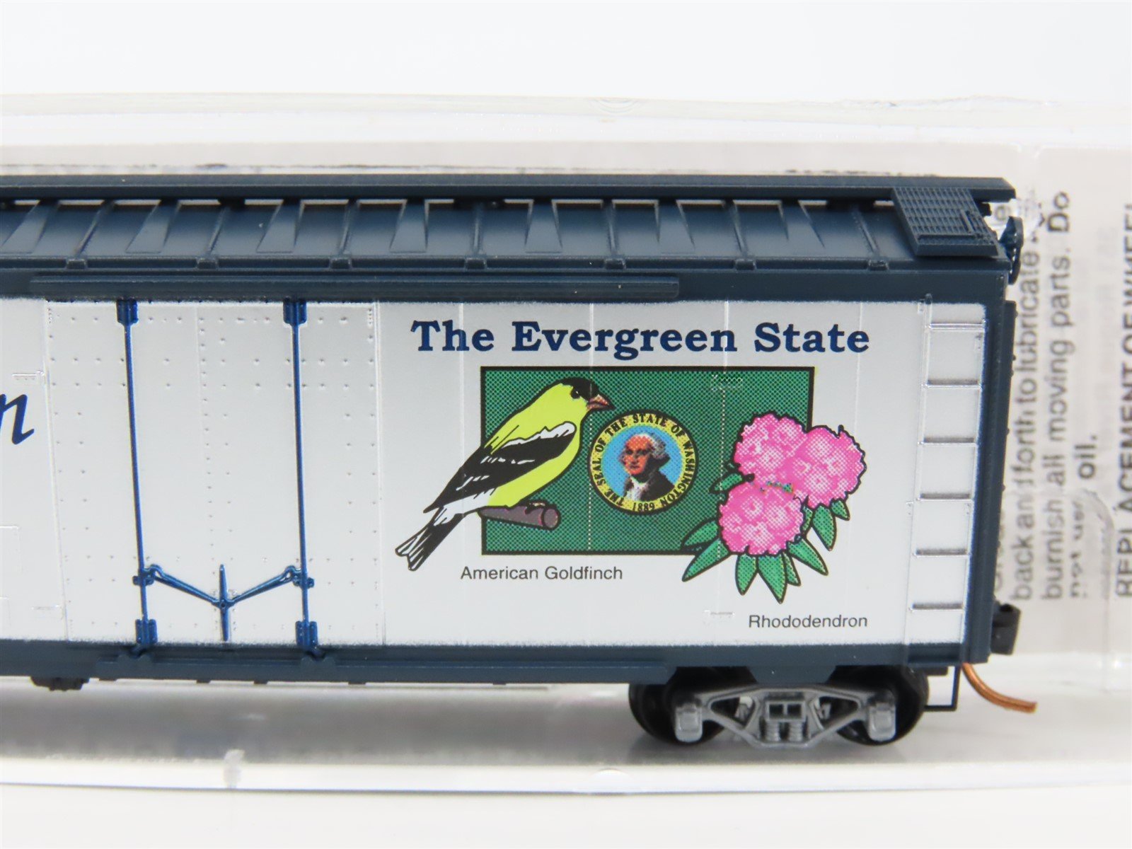 N Scale Micro-Trains MTL 02100393 WA Washington State 40' Standard Boxcar #1889