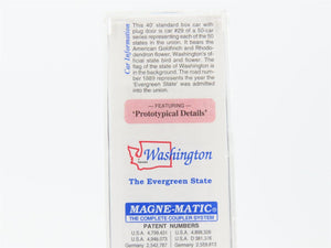 N Scale Micro-Trains MTL 02100393 WA Washington State 40' Standard Boxcar #1889