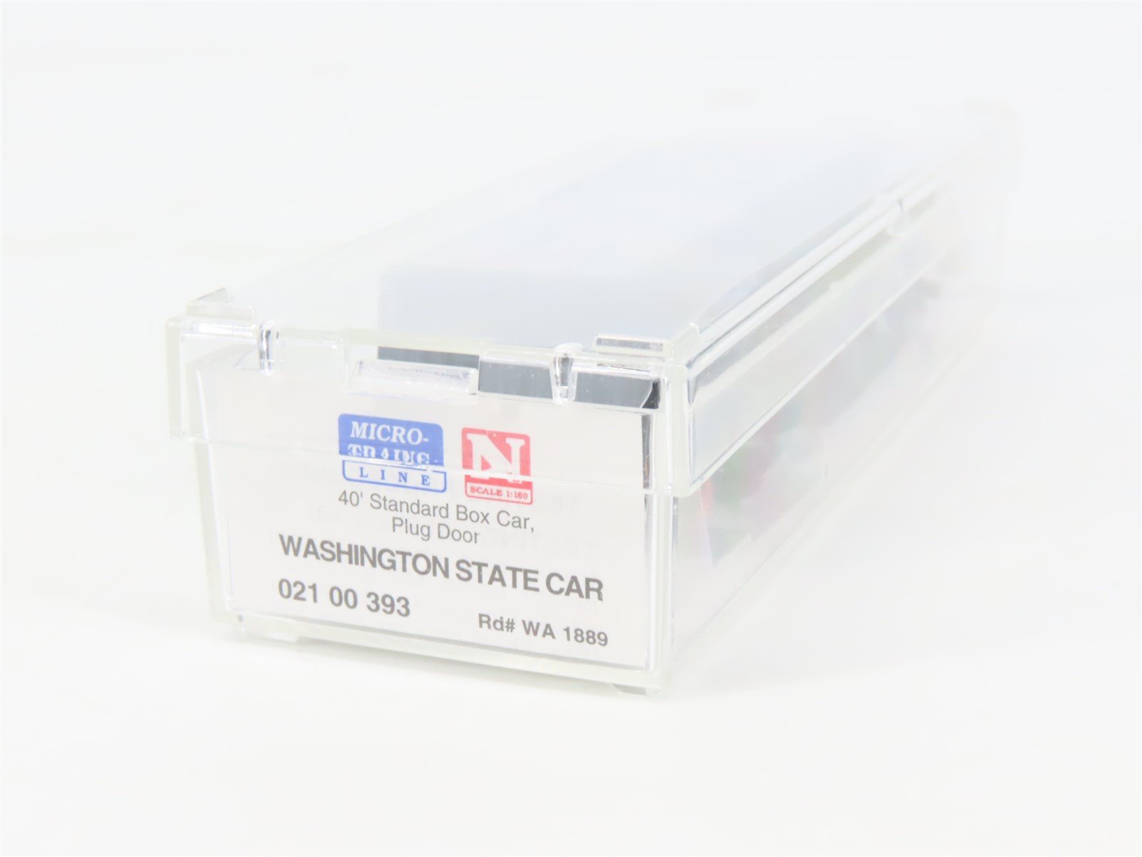 N Scale Micro-Trains MTL 02100393 WA Washington State 40' Standard Boxcar #1889