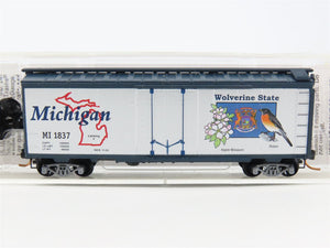 N Scale Micro-Trains MTL 02100395 MI Michigan State 40' Standard Boxcar #1837