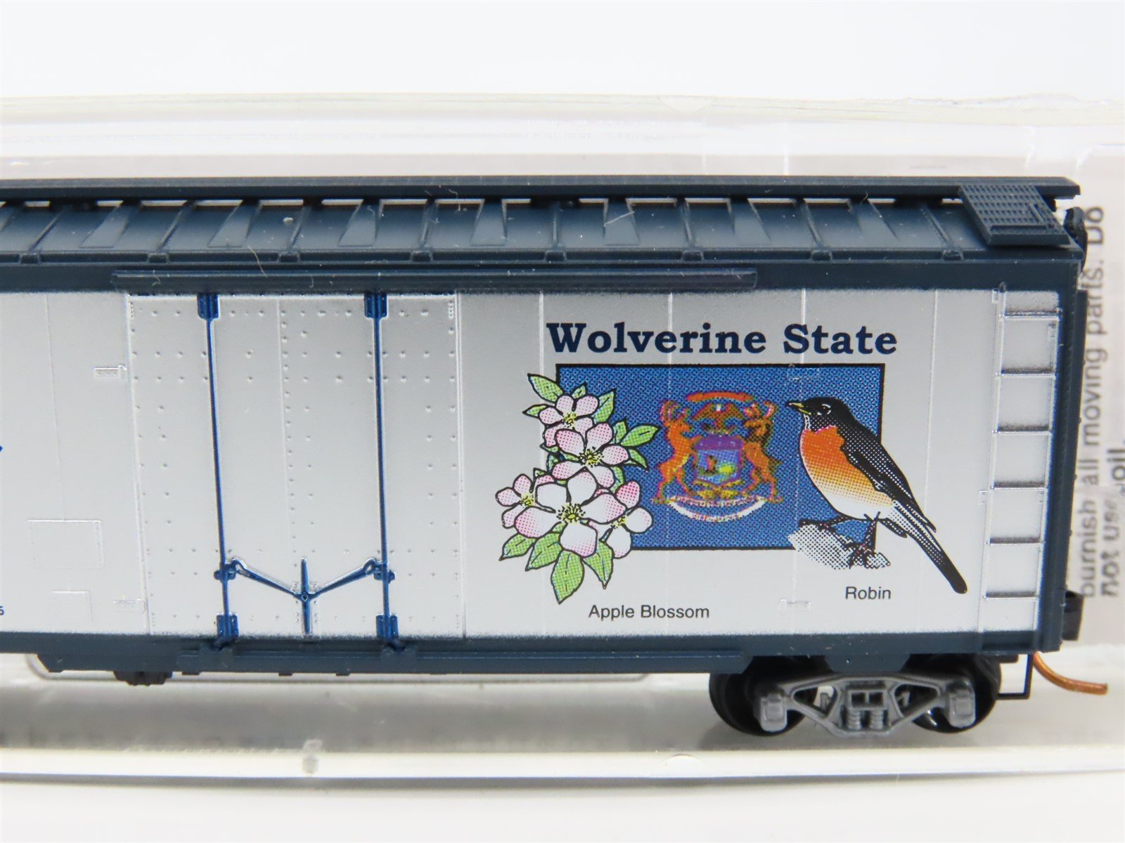 N Scale Micro-Trains MTL 02100395 MI Michigan State 40' Standard Boxcar #1837