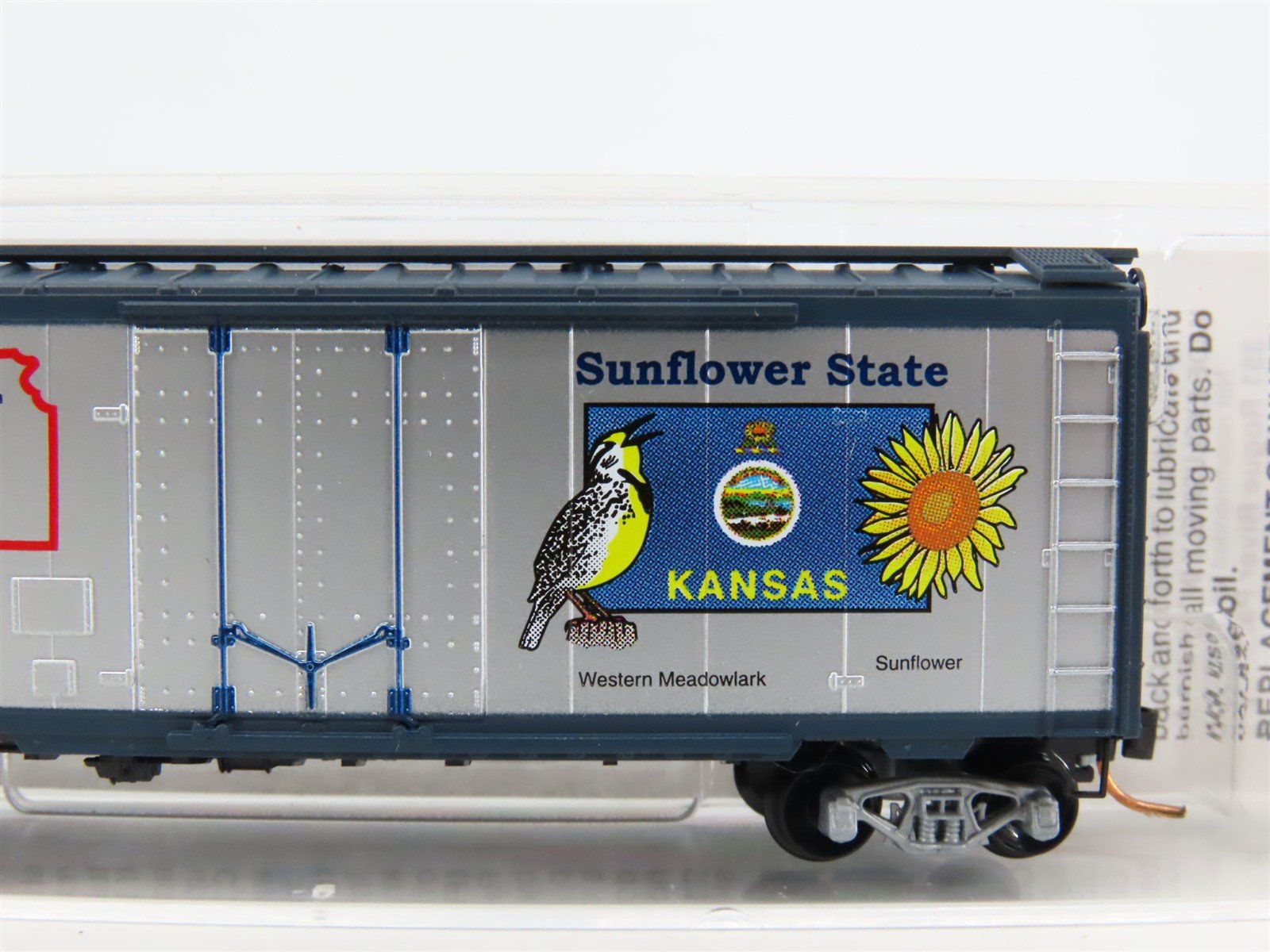 N Scale Micro-Trains MTL 02100396 KS Kansas State 40' Standard Boxcar #1861
