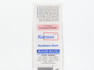 N Scale Micro-Trains MTL 02100396 KS Kansas State 40' Standard Boxcar #1861