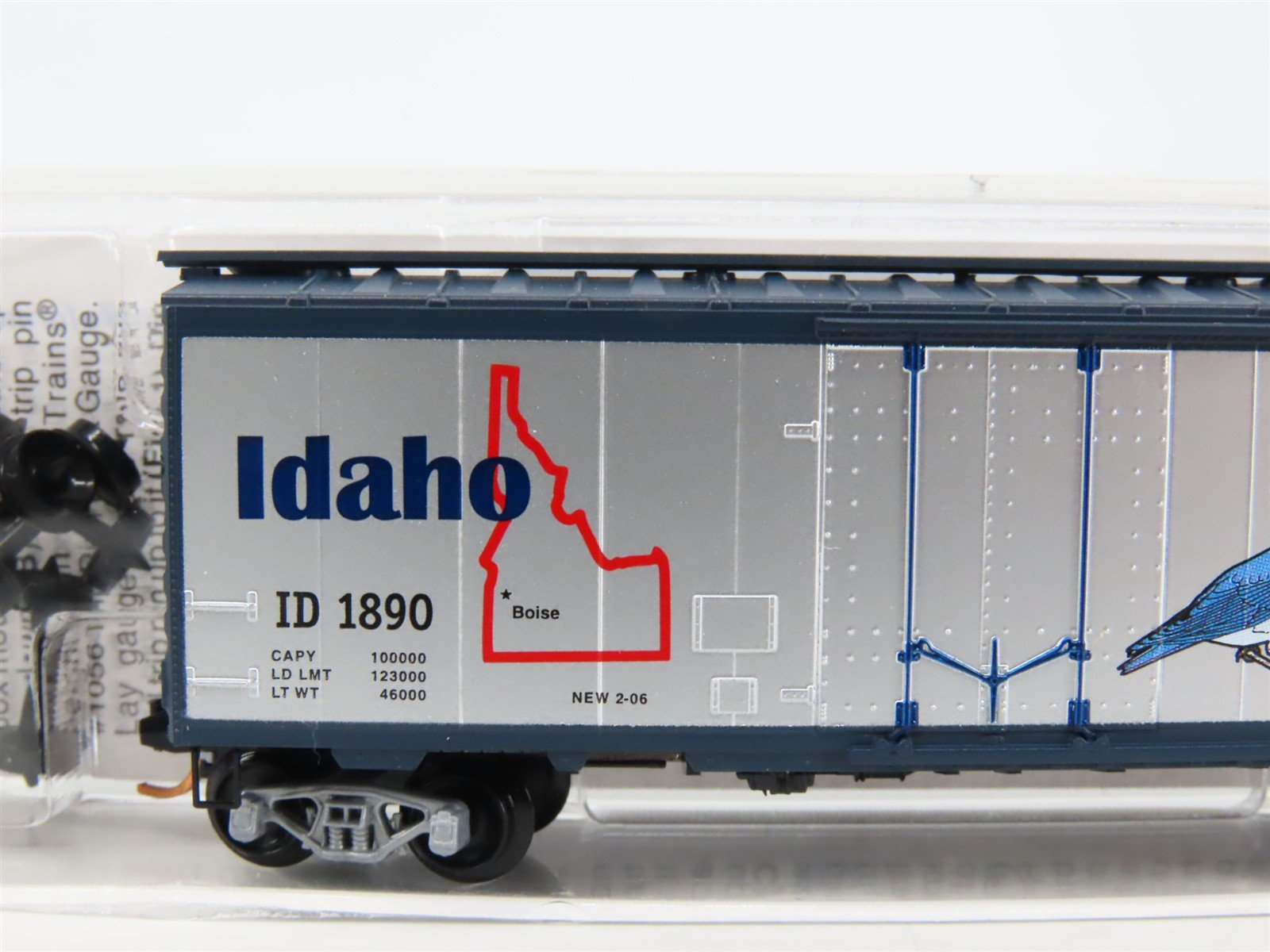 N Scale Micro-Trains MTL 02100398 ID Idaho State 40' Standard Boxcar #1890