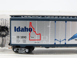 N Scale Micro-Trains MTL 02100398 ID Idaho State 40' Standard Boxcar #1890