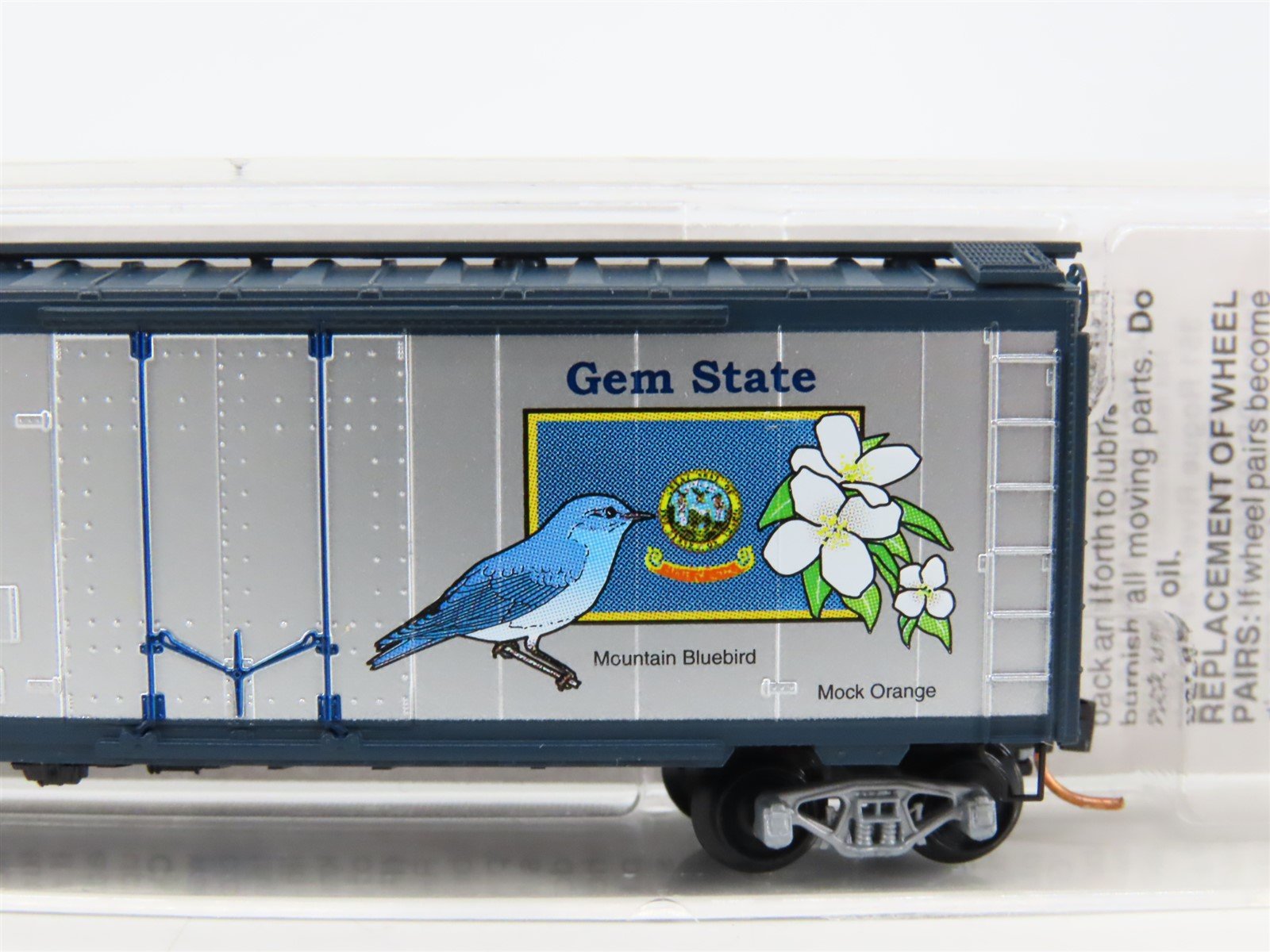 N Scale Micro-Trains MTL 02100398 ID Idaho State 40' Standard Boxcar #1890