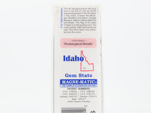 N Scale Micro-Trains MTL 02100398 ID Idaho State 40' Standard Boxcar #1890