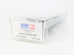 N Scale Micro-Trains MTL 02100398 ID Idaho State 40' Standard Boxcar #1890