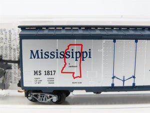 N Scale Micro-Trains MTL 02100401 MS Mississippi State 40' Standard Boxcar #1817
