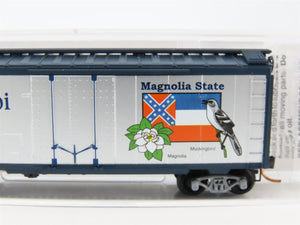 N Scale Micro-Trains MTL 02100401 MS Mississippi State 40' Standard Boxcar #1817