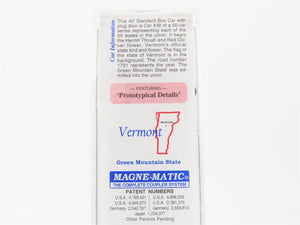 N Scale Micro-Trains MTL 02100402 VT Vermont State 40' Standard Boxcar #1791