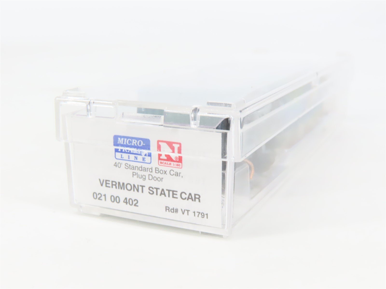N Scale Micro-Trains MTL 02100402 VT Vermont State 40' Standard Boxcar #1791