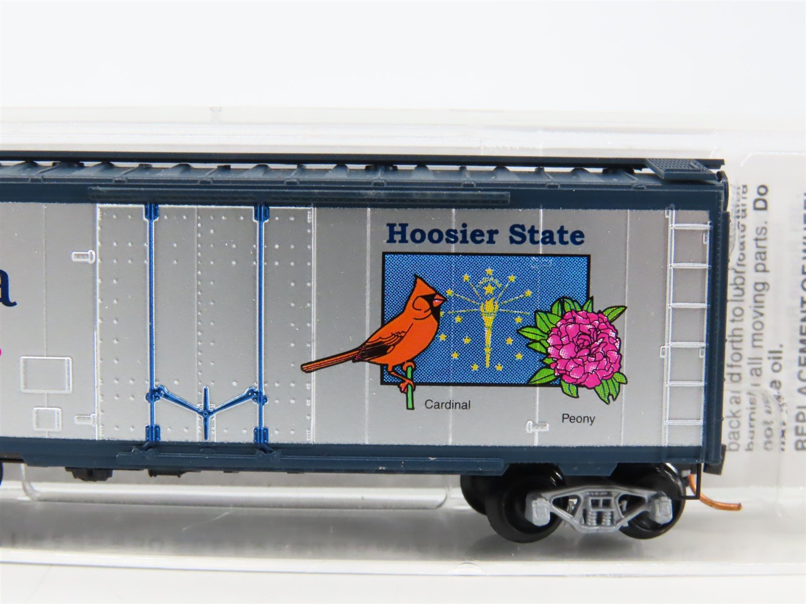 N Scale Micro-Trains MTL 02100403 IN Indiana State 40' Standard Boxcar #1816