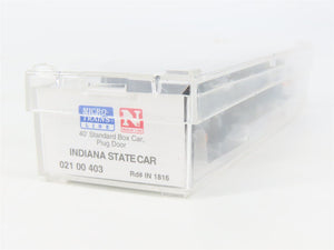 N Scale Micro-Trains MTL 02100403 IN Indiana State 40' Standard Boxcar #1816