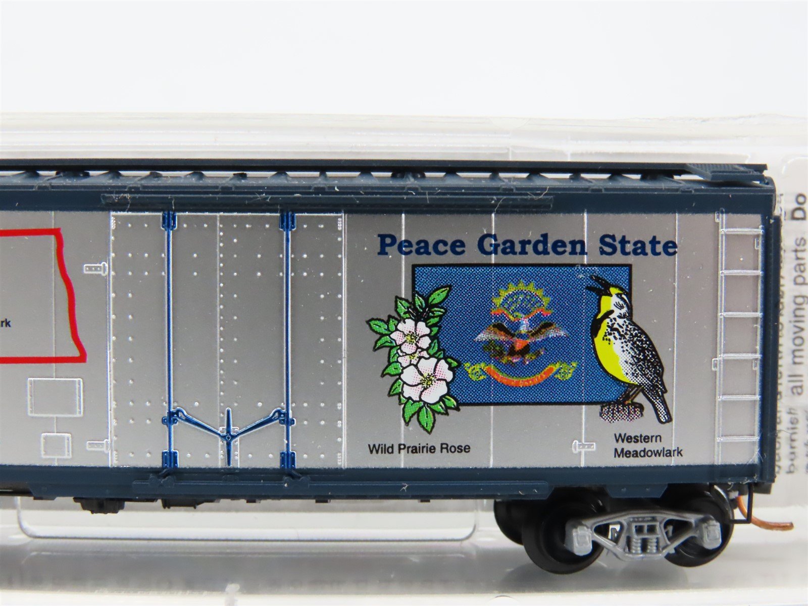 N Micro-Trains MTL 02100405 ND North Dakota State 40' Standard Boxcar #1889