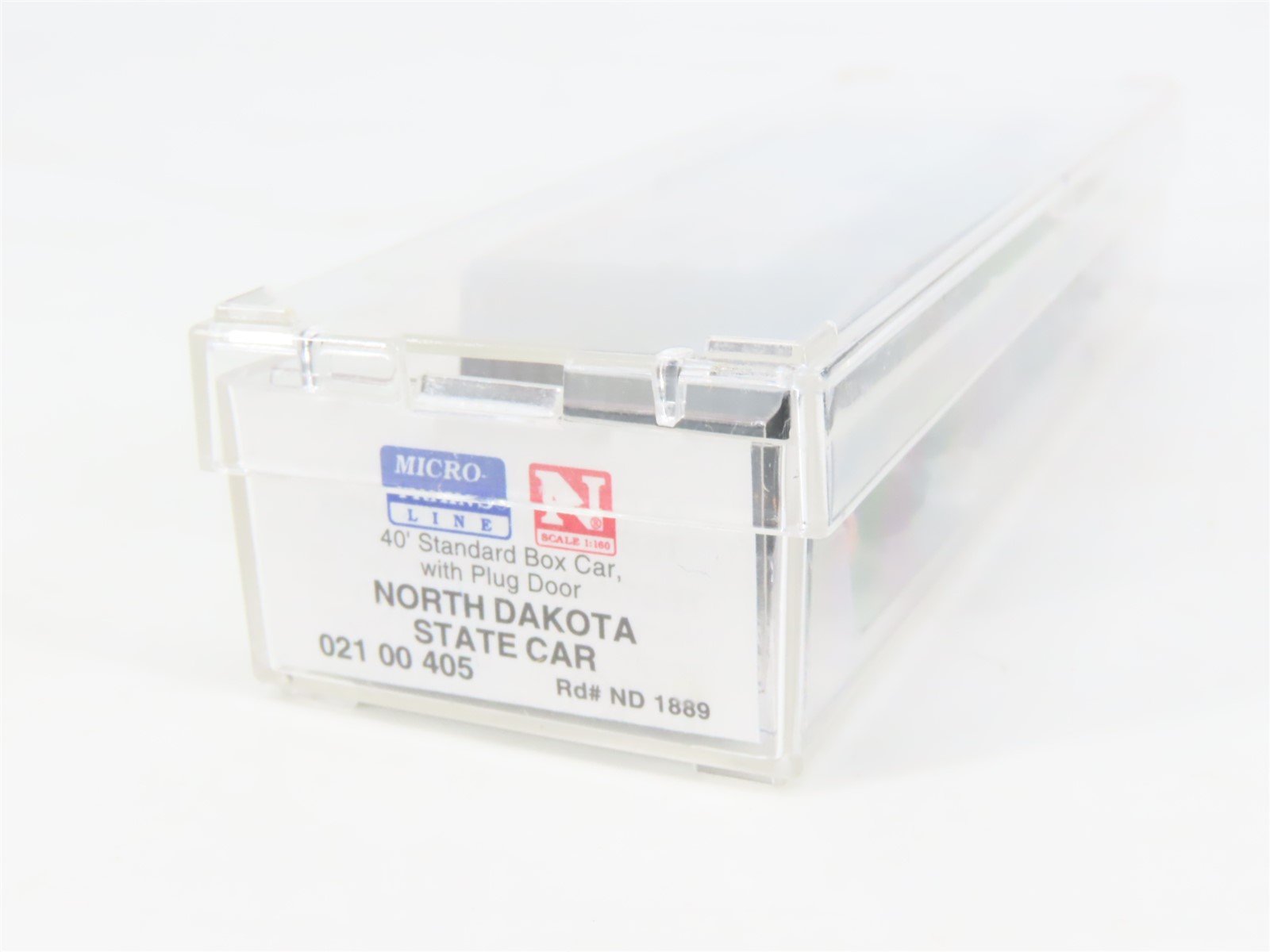 N Micro-Trains MTL 02100405 ND North Dakota State 40' Standard Boxcar #1889