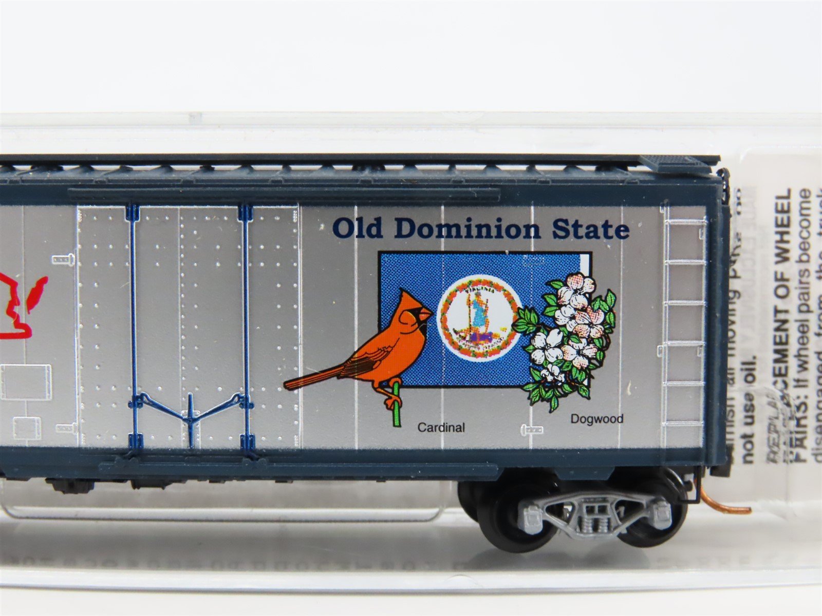 N Scale Micro-Trains MTL 02100406 VA Virginia State 40' Standard Boxcar #1788