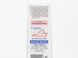 N Scale Micro-Trains MTL 02100406 VA Virginia State 40' Standard Boxcar #1788