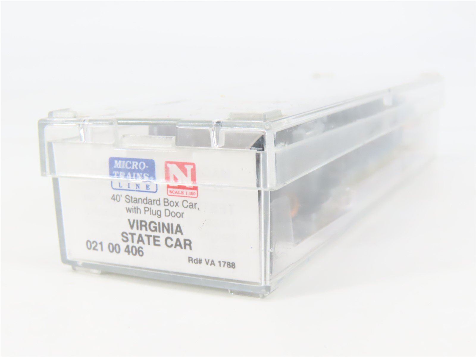 N Scale Micro-Trains MTL 02100406 VA Virginia State 40' Standard Boxcar #1788