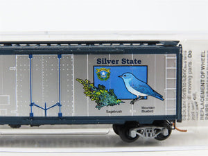 N Scale Micro-Trains MTL 02100407 NV Nevada State 40' Standard Boxcar #1864