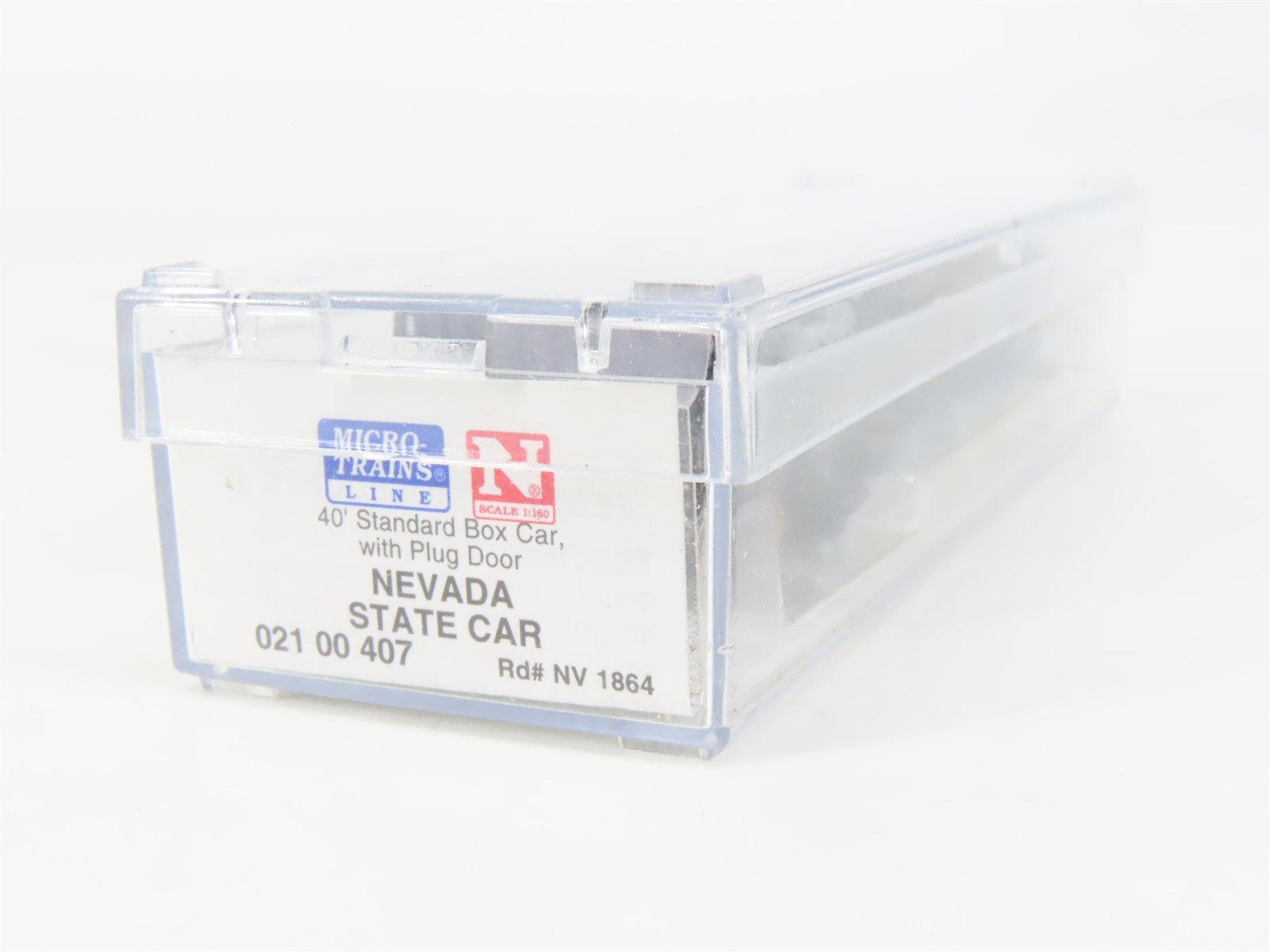 N Scale Micro-Trains MTL 02100407 NV Nevada State 40' Standard Boxcar #1864