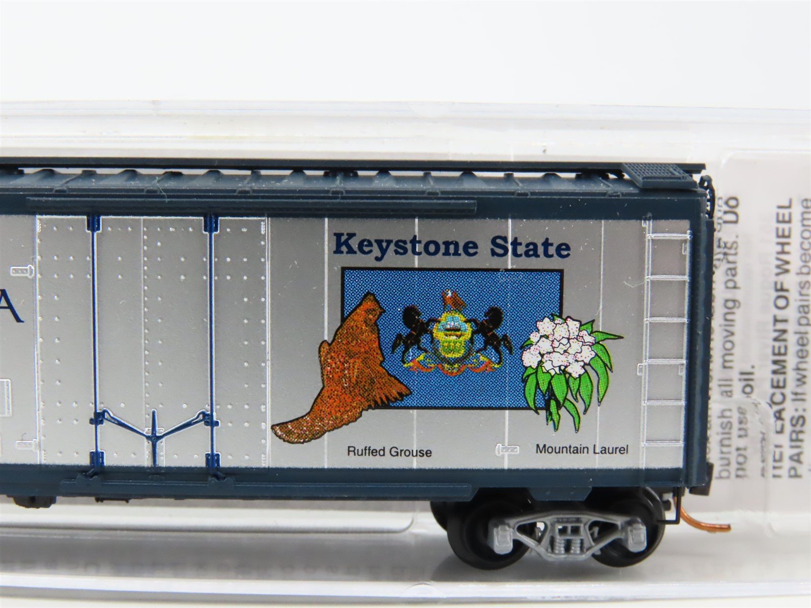 N Micro-Trains MTL 02100410 PA Pennsylvania State 40' Standard Boxcar #1787