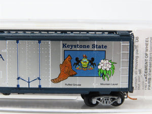 N Micro-Trains MTL 02100410 PA Pennsylvania State 40' Standard Boxcar #1787