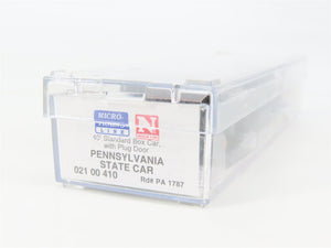 N Micro-Trains MTL 02100410 PA Pennsylvania State 40' Standard Boxcar #1787