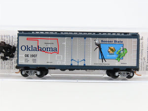 N Scale Micro-Trains MTL 02100411 OK Oklahoma State 40' Standard Boxcar #1907